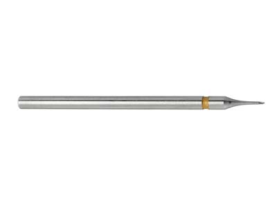 Busch Carbide Round Cylindrical 1z-au Cutting Burr, 0.2mm - Standard Image - 2
