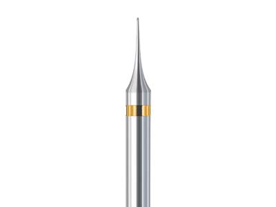 Busch Carbide Round Cylindrical 1z-au Cutting Burr, 0.2mm - Standard Image - 3