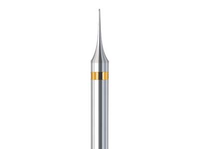 Busch Carbide Round Cylindrical 1z-au Cutting Burr, 0.4mm - Standard Image - 3