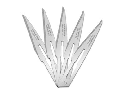 Swann Morton Scalpel Blades No.11, Pack of 5 - Standard Image - 3