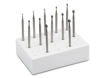 Techniquetrade Bud Burr Set Of   12, 0.9mm - 3.1mm