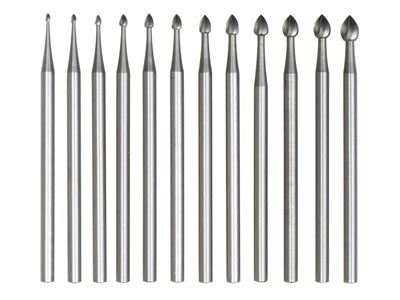 Technique™ Bud Burr Set Of   12, 0.9mm - 3.1mm - Standard Image - 3