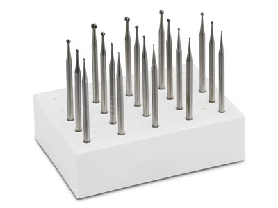 Techniquetrade Round Burr Set Of 18, 0.4mm - 2.5mm