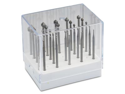 Technique™ Stone Setting Burr Set Of 24, 1.0mm - 5.5mm - Standard Image - 2