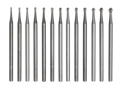 Technique™ Stone Setting Burr Set Of 24, 1.0mm - 5.5mm - Standard Image - 3