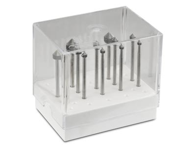 Technique™ Stone Setting Burr Set Of 12, 3.0mm - 8.0mm - Standard Image - 2