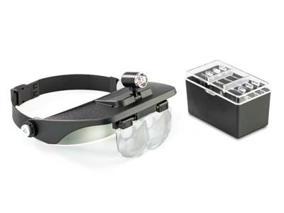 Professional Head Loupe With       Multi-lens Magnifier And Built In  Led Illumination - Standard Image - 1