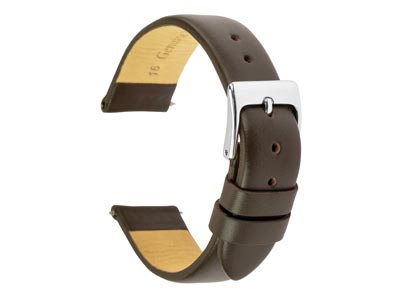 Brown Calf Watch Strap 16mm Genuine Leather