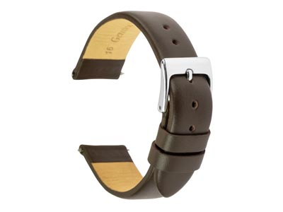 Brown Calf Watch Strap 18mm Genuine Leather