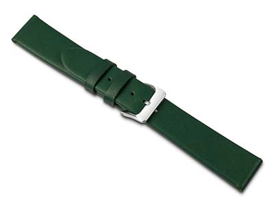 Green Calf Watch Strap 18mm Genuine Leather - Standard Image - 1