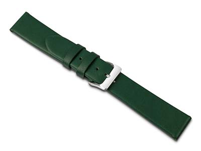 Green Calf Watch Strap 20mm Genuine Leather - Standard Image - 1