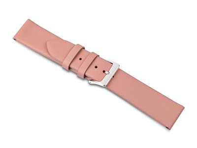 Pink Calf Watch Strap 18mm Genuine Leather - Standard Image - 1