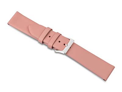 Pink Calf Watch Strap 20mm Genuine Leather - Standard Image - 1