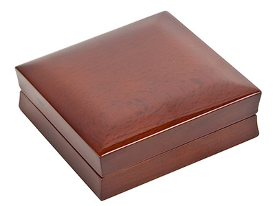 Wooden Bangle Box, Mahogany Colour - Standard Image - 2