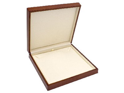 Wooden Necklace Box, Mahogany      Colour - Standard Image - 2