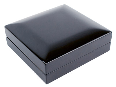 Wooden Bangle Box, Black Colour - Standard Image - 3