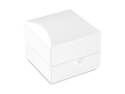 White Wooden Ring Box - Standard Image - 2