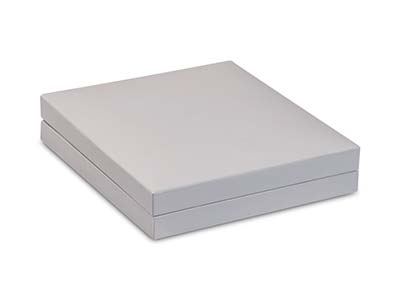 Grey Soft Touch Postal Pendant Box - Standard Image - 2
