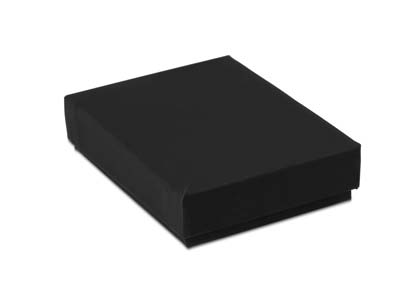 Black Card Soft Touch Pendant Box - Standard Image - 2