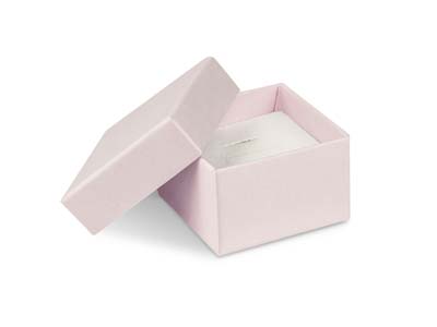 Pastel Pink Card Ring Box - Standard Image - 1
