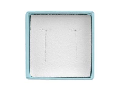 Pastel Blue Card Earring/ Small    Universal Box - Standard Image - 4