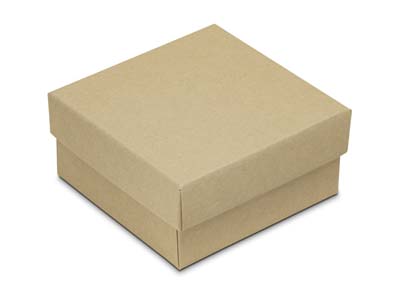 Kraft Recycled Paper Ring Box 100% Recycled - Standard Image - 2