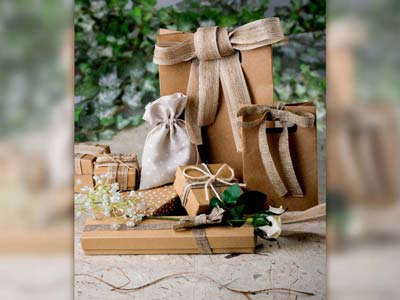 Kraft Recycled Paper Ring Box 100% Recycled - Standard Image - 5