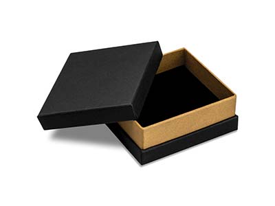 Black And Gold Metallic Large      Universal Box - Standard Image - 1
