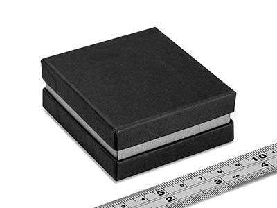 Black And Silver Metallic Large    Universal Box - Standard Image - 4