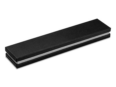 Black And Silver Metallic Bracelet Box - Standard Image - 2