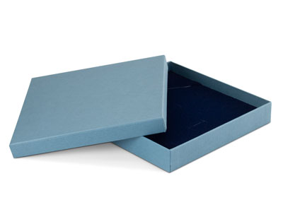 Blue Value Card Necklace Box