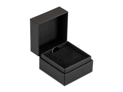 Black-Textured-Eco-Ring-Box