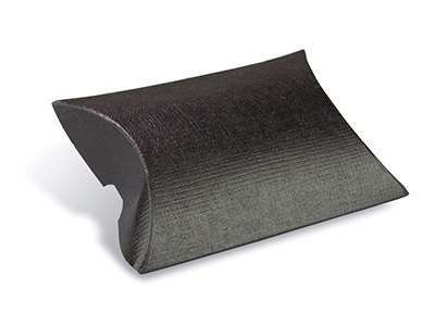 Flat Pack Pillow Box Black         Pack of 10 - Standard Image - 1