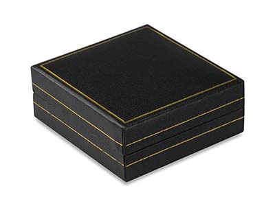 Black Leatherette Full Sovereign   Coin Box - Standard Image - 3