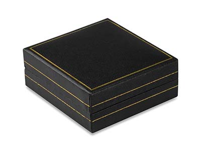 Black Leatherette Half Sovereign   Coin Box - Standard Image - 3