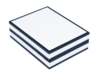 White Monochrome Pendant Box - Standard Image - 2