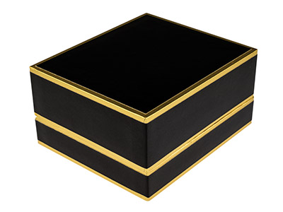 Black And Gold 2 Tone Bangle Box - Standard Image - 2