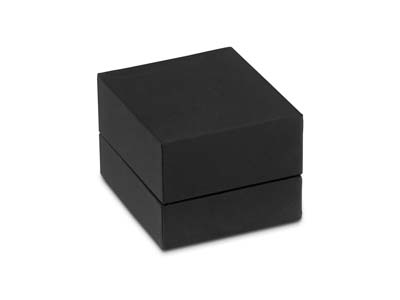 Black Soft Touch Earring Box - Standard Image - 2