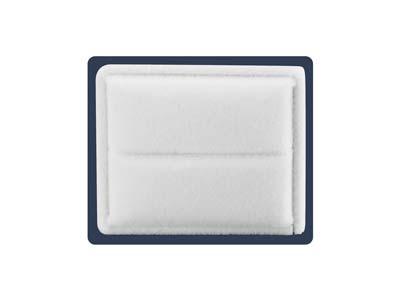 Premium Blue Soft Touch Ring Box - Standard Image - 7