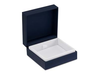 Premium Blue Soft Touch Pendant Box - Standard Image - 1