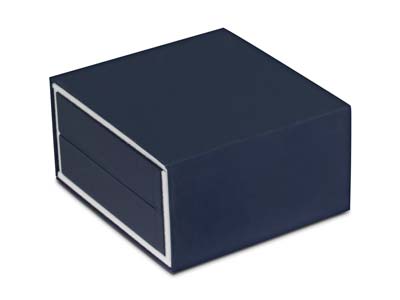 Premium Blue Soft Touch Pendant Box - Standard Image - 4