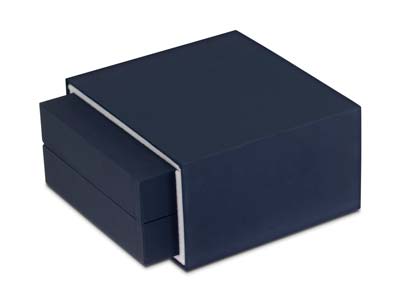 Premium Blue Soft Touch Pendant Box - Standard Image - 6