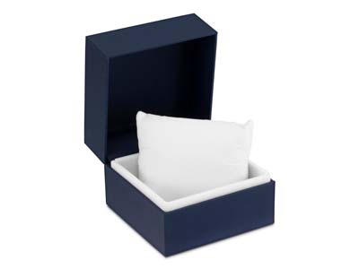 Premium Blue Soft Touch Bangle Box