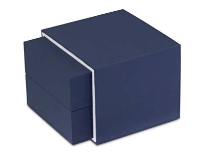 Premium Blue Soft Touch Bangle Box - Standard Image - 6