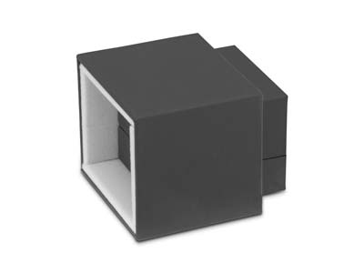 Premium Grey Soft Touch Ring Box - Standard Image - 5