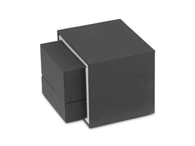 Premium Grey Soft Touch Ring Box - Standard Image - 6