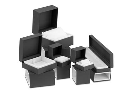 Premium Grey Soft Touch Ring Box - Standard Image - 8