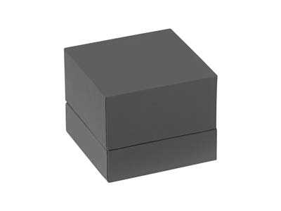 Premium Grey Soft Touch Earring Box - Standard Image - 2
