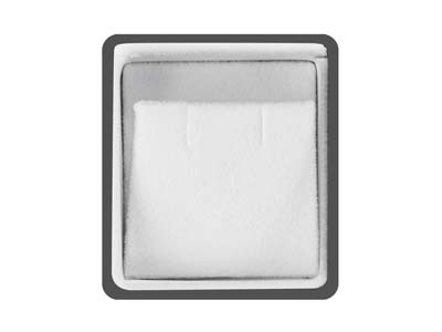 Premium Grey Soft Touch Earring Box - Standard Image - 7