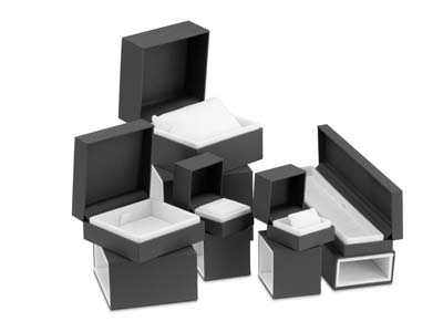 Premium Grey Soft Touch Bangle Box - Standard Image - 7